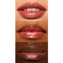 e.l.f. texture swatches showing sheer tint and high-glimmer finish for quick shade choice benefit