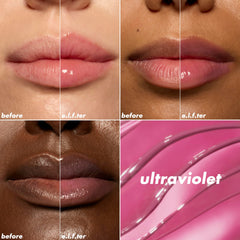 e.l.f. product texture swirl highlighting glossy, nourishing oils