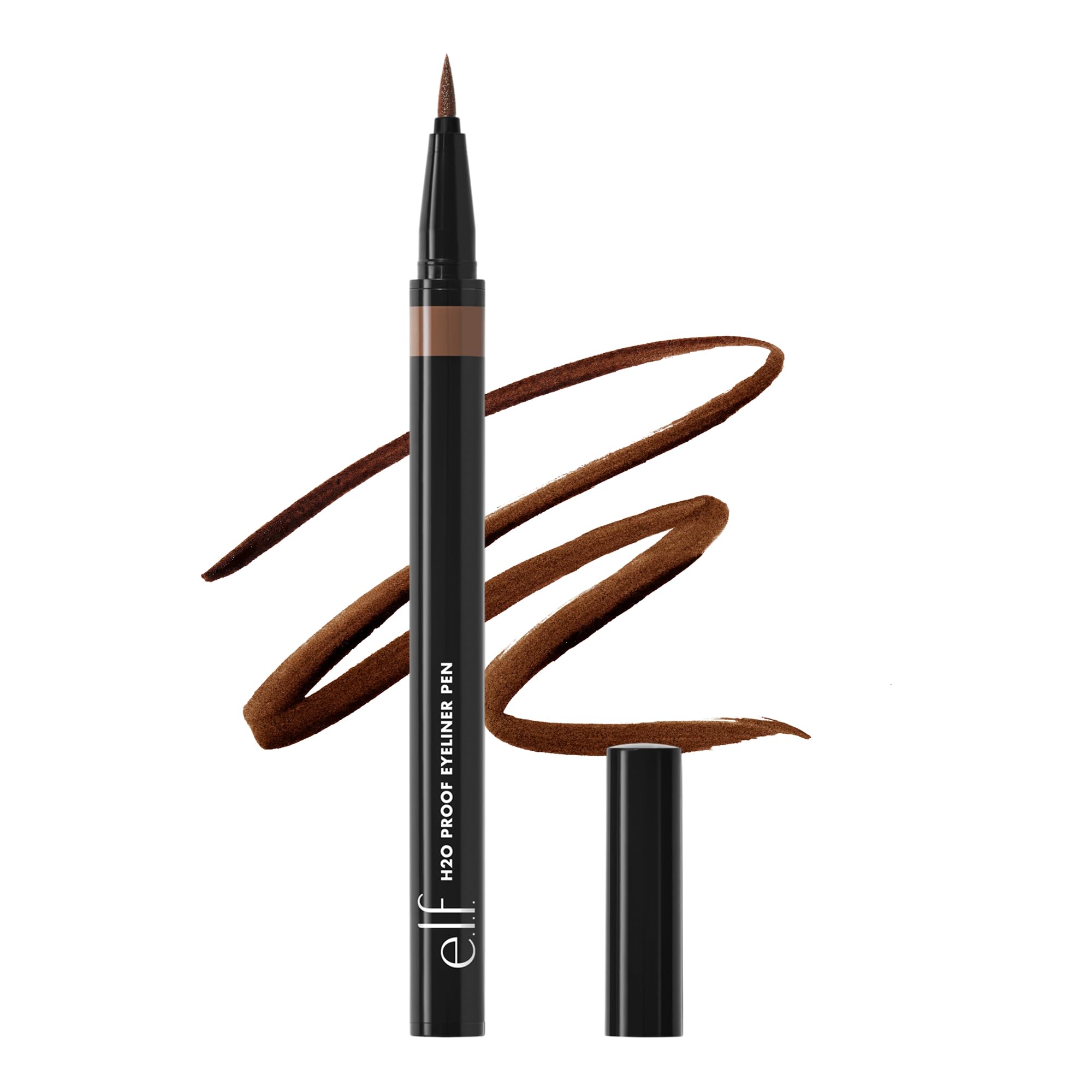 e.l.f. H2O Proof pen front view showing sleek packaging and easy-grip design benefit