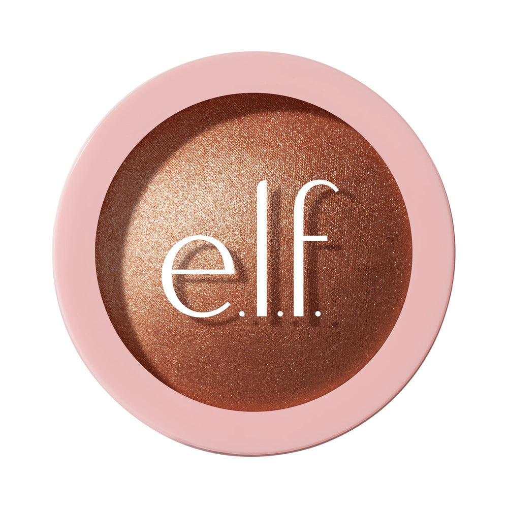 e.l.f. Halo Glow compact front view shows sleek packaging and instant glow