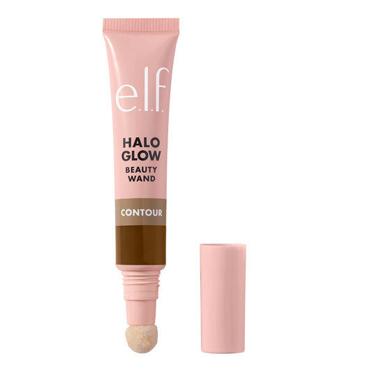 e.l.f. Halo Glow Contour wand front packaging showing shade and applicator benefit