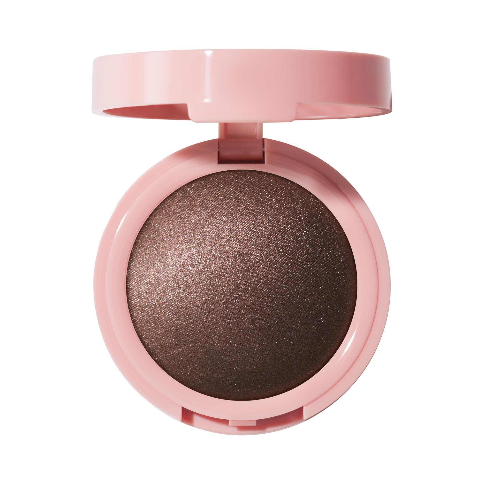 e.l.f. Halo Glow micro-shimmer detail showing finely milled particles for smooth sheen