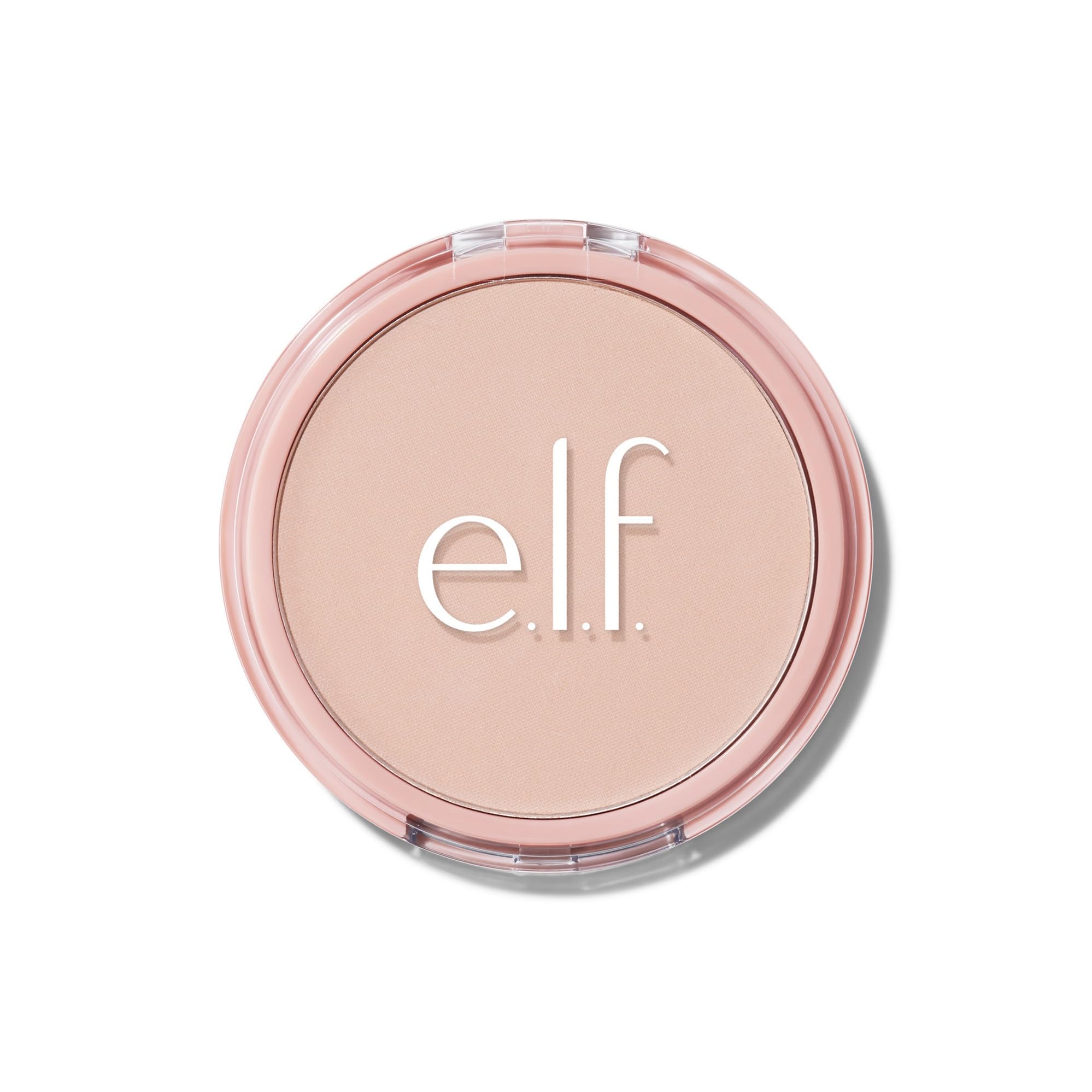 e.l.f. front compact showing sleek pressed powder for portable soft-focus glow