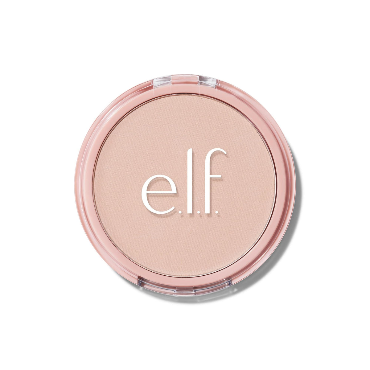 e.l.f. front compact showing sleek pressed powder for portable soft-focus glow