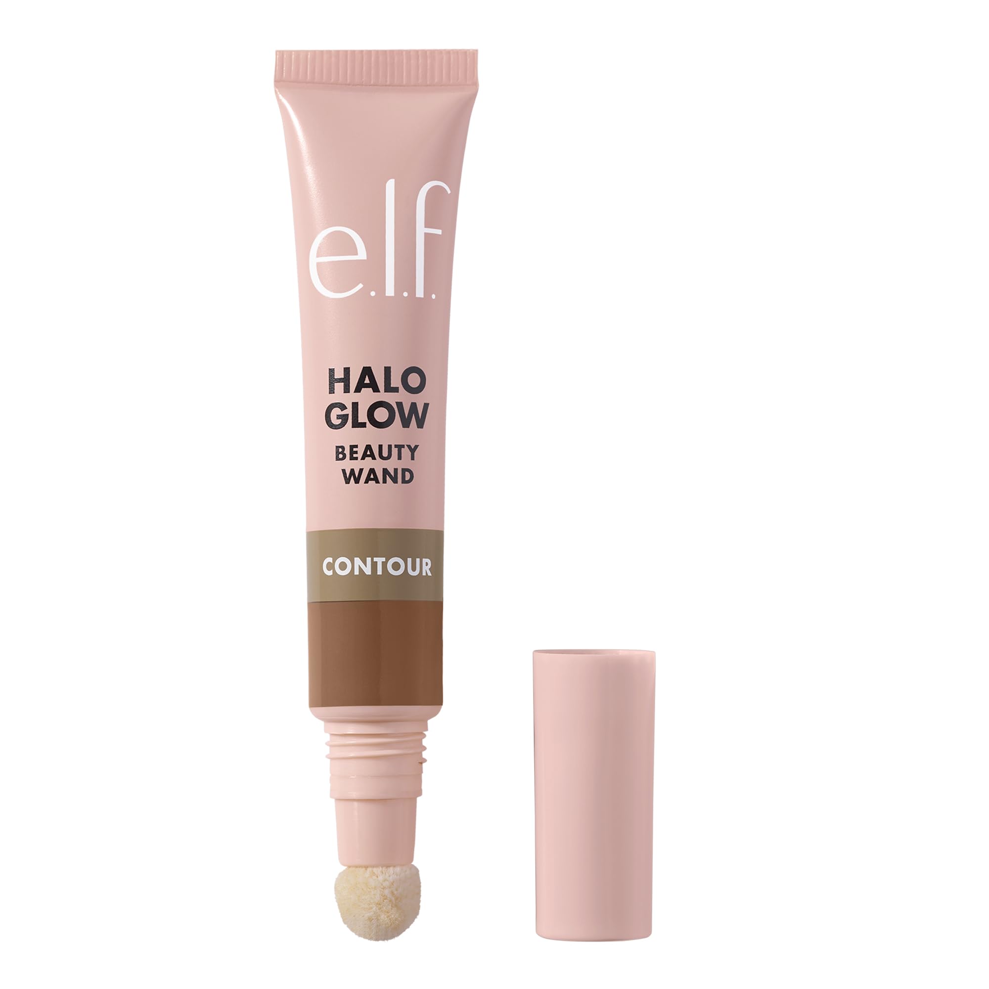 e.l.f. Halo Glow front packaging showing product and cap, clear brand visibility and benefit