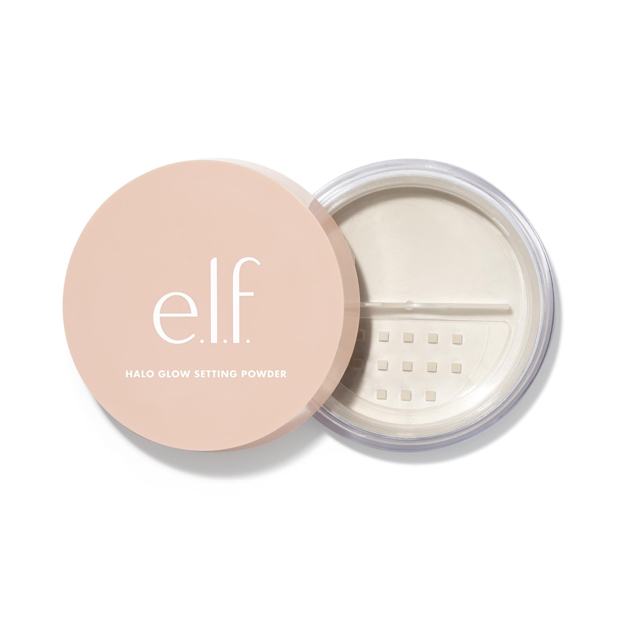 e.l.f. front packaging showing compact jar and label, highlights clean branding and portability