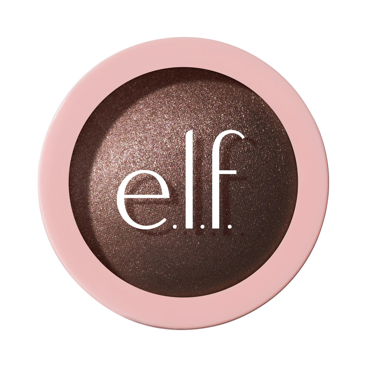 e.l.f. Halo Glow front pan showing bronzed shade and smooth surface for radiant finish