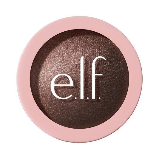 e.l.f. Halo Glow front pan showing bronzed shade and smooth surface for radiant finish