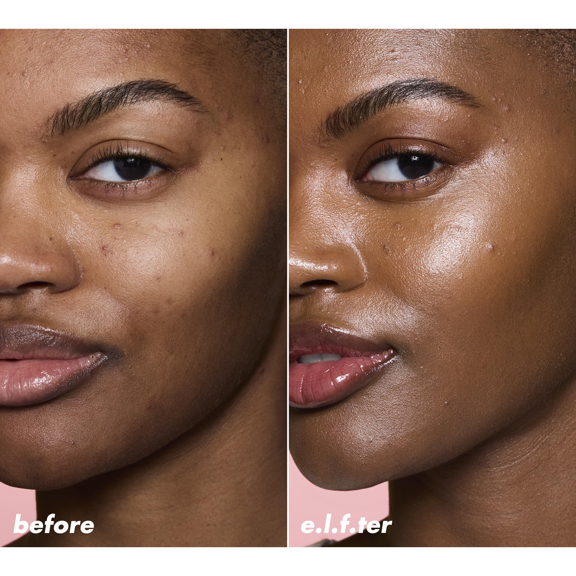 e.l.f. Halo Glow styled in a makeup bag setting highlighting travel-ready radiance