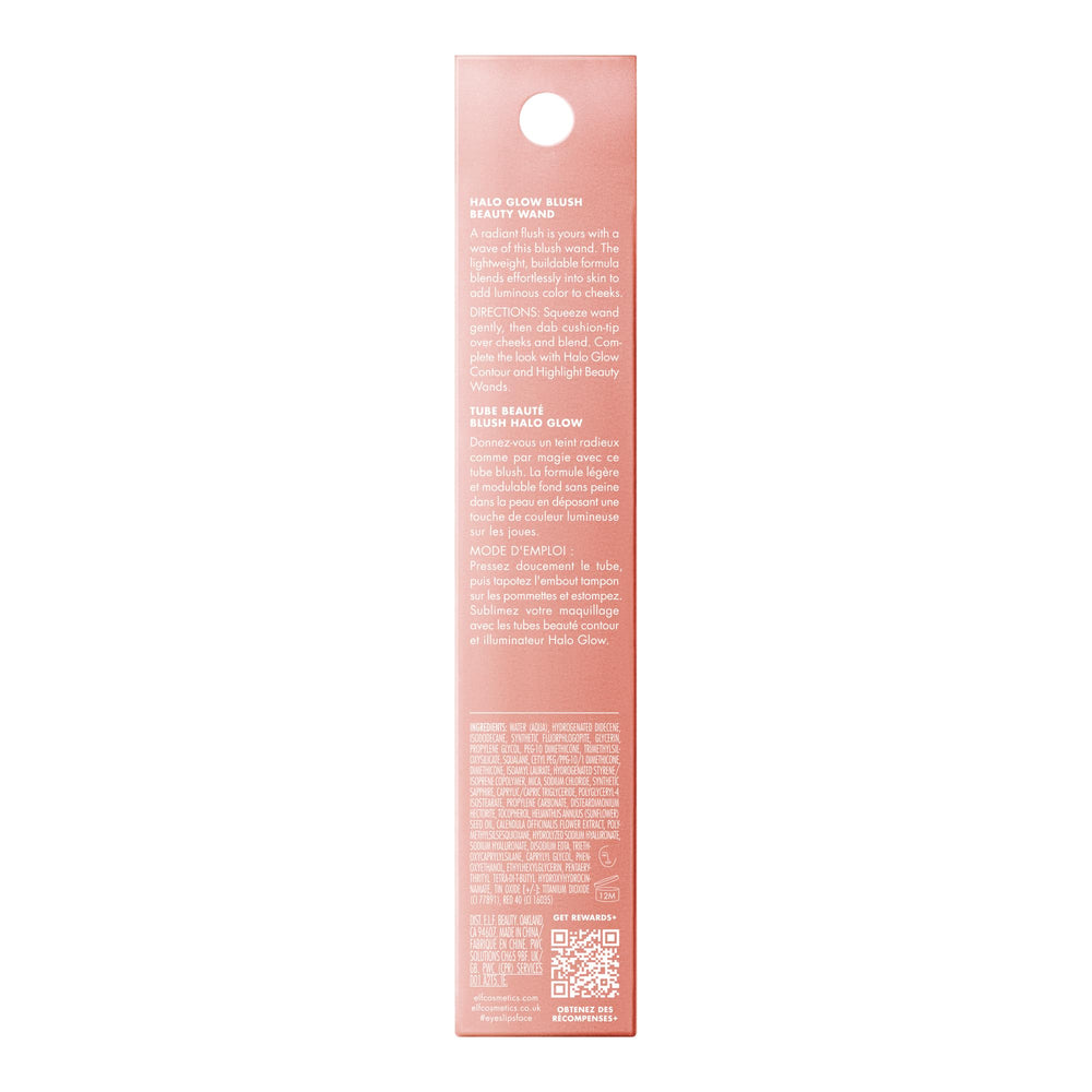 e.l.f. Halo Glow used in natural light on vanity conveying fresh, dewy daytime glow
