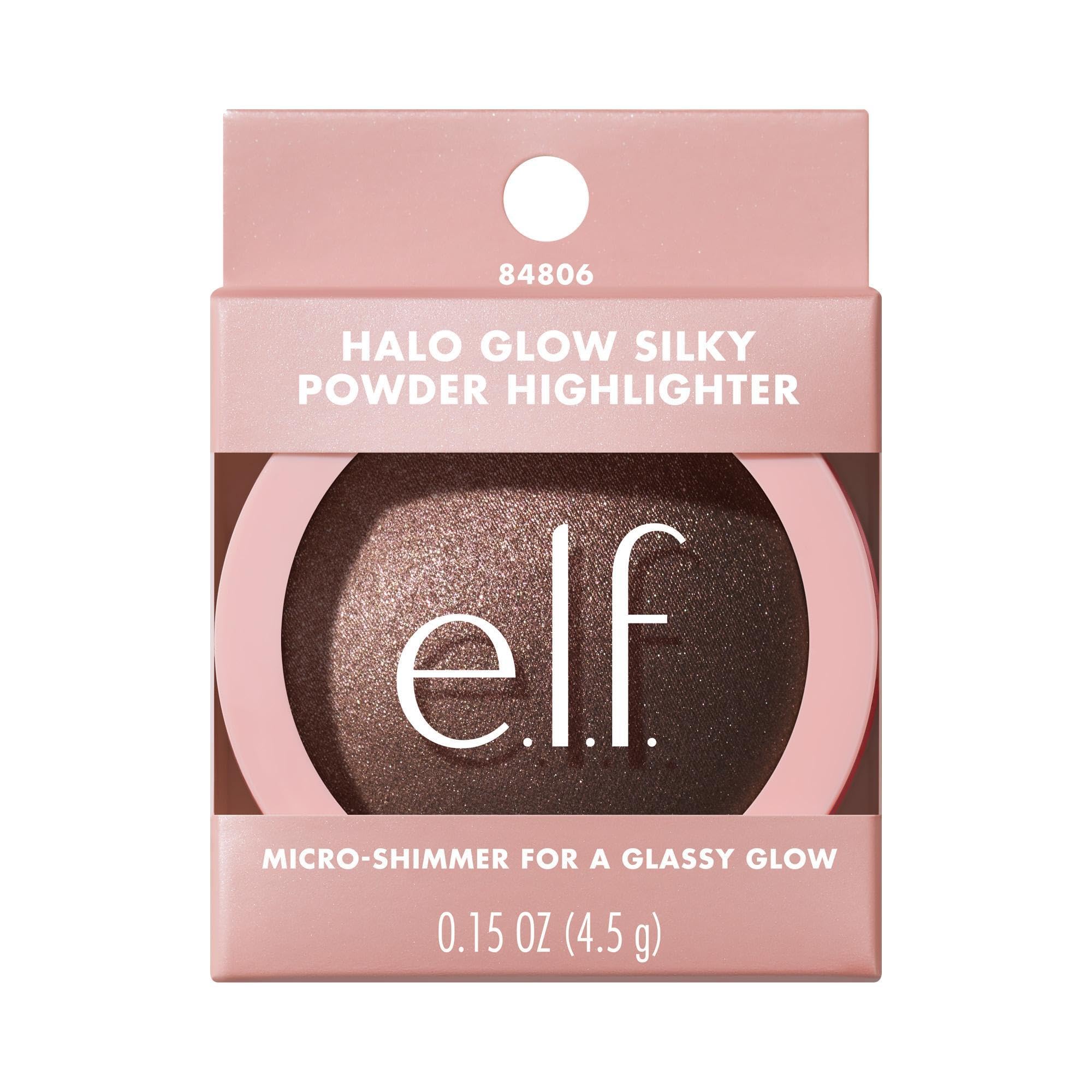 e.l.f. Halo Glow styled on vanity with brushes showing everyday routine and beauty-ready glow