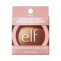 e.l.f. Halo Glow reflected in mirror captures camera-ready luminous finish