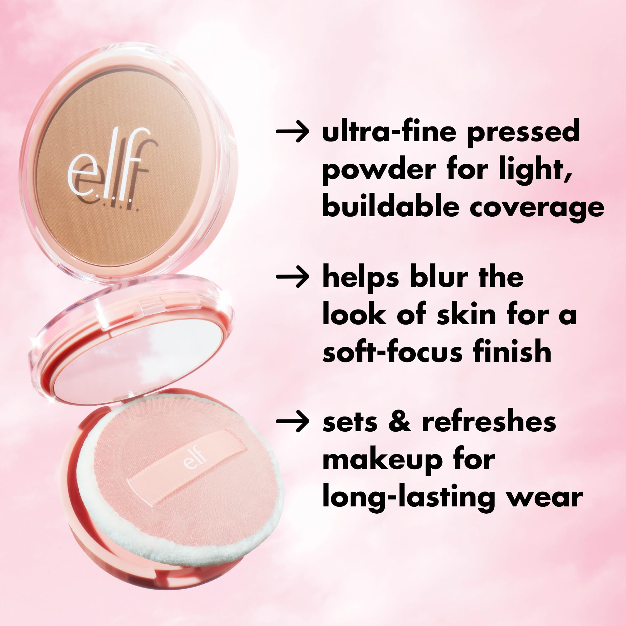 e.l.f. before and after face comparison showing minimized pores and softened skin