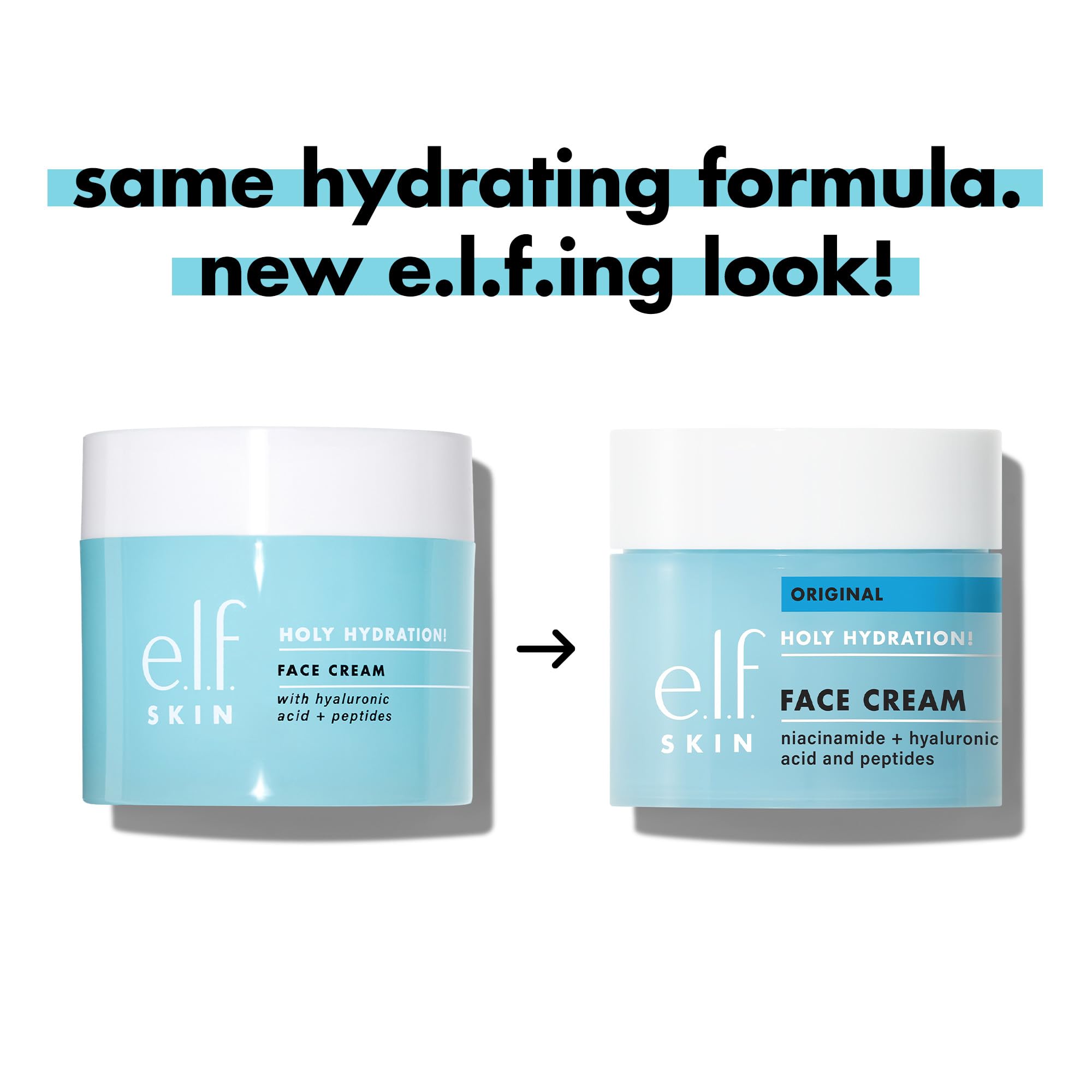 e.l.f. applying cream on hand demonstrating lightweight, non-greasy finish