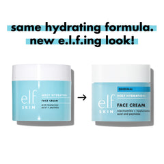 e.l.f. applying cream on hand demonstrating lightweight, non-greasy finish