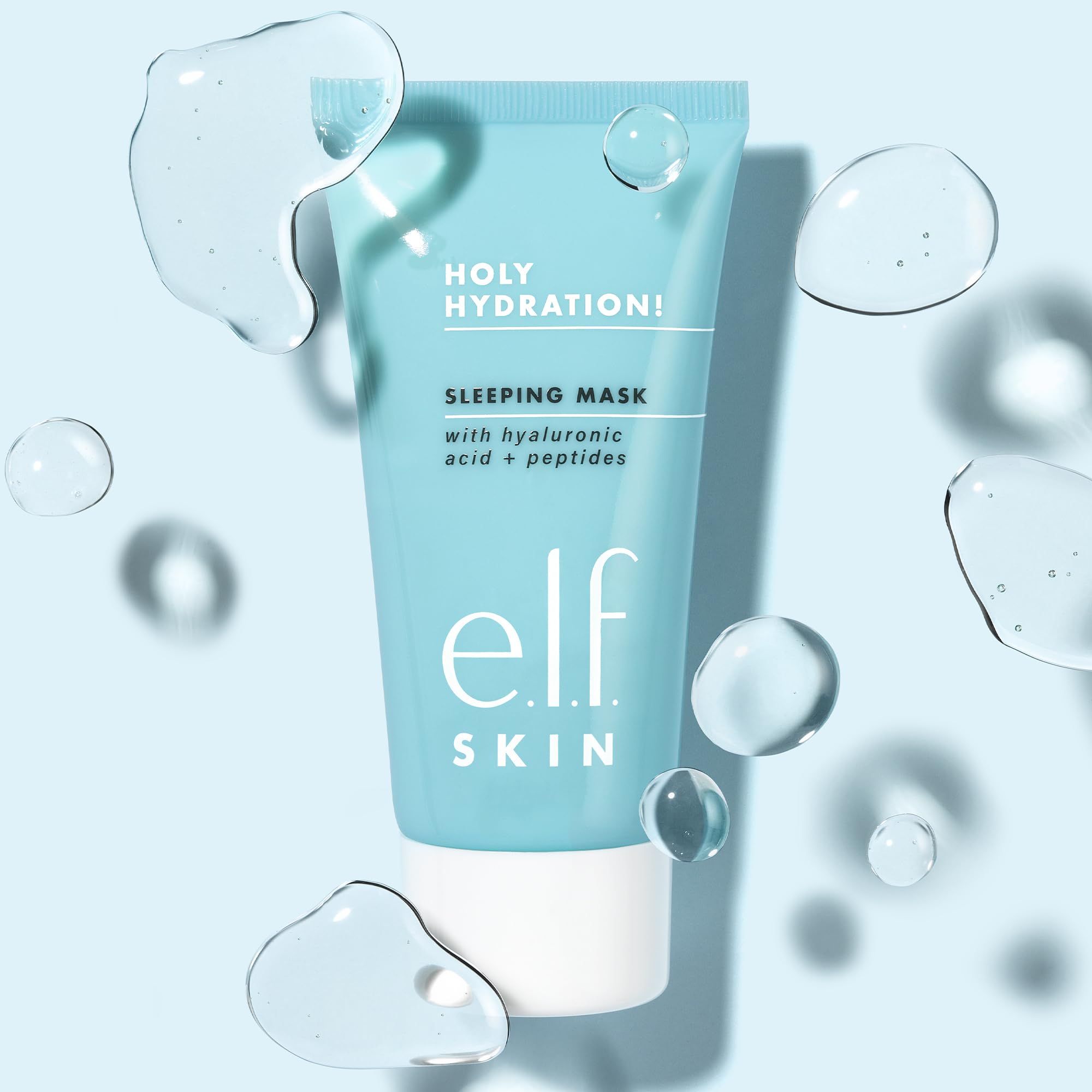 e.l.f. Holy Hydration cream texture close-up highlighting rich, non-greasy hydration