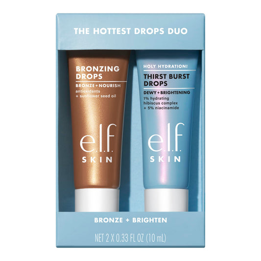 e.l.f. front packaging of the duo highlighting travel-friendly convenience