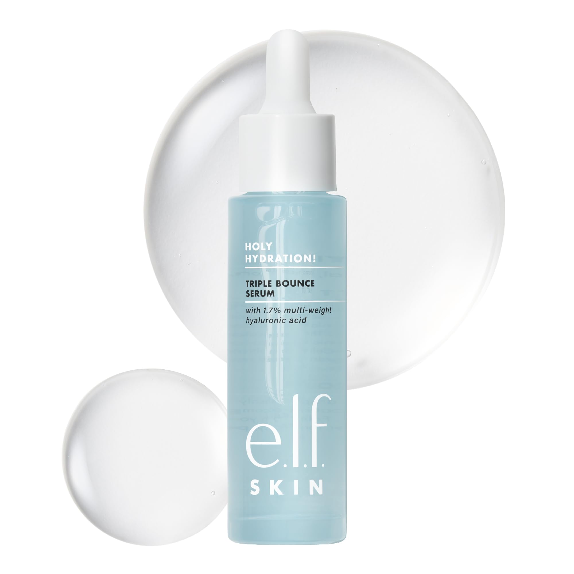 e.l.f. bottle front view showing clean design and hydration benefit