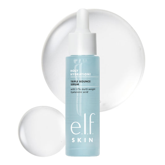 e.l.f. bottle front view showing clean design and hydration benefit