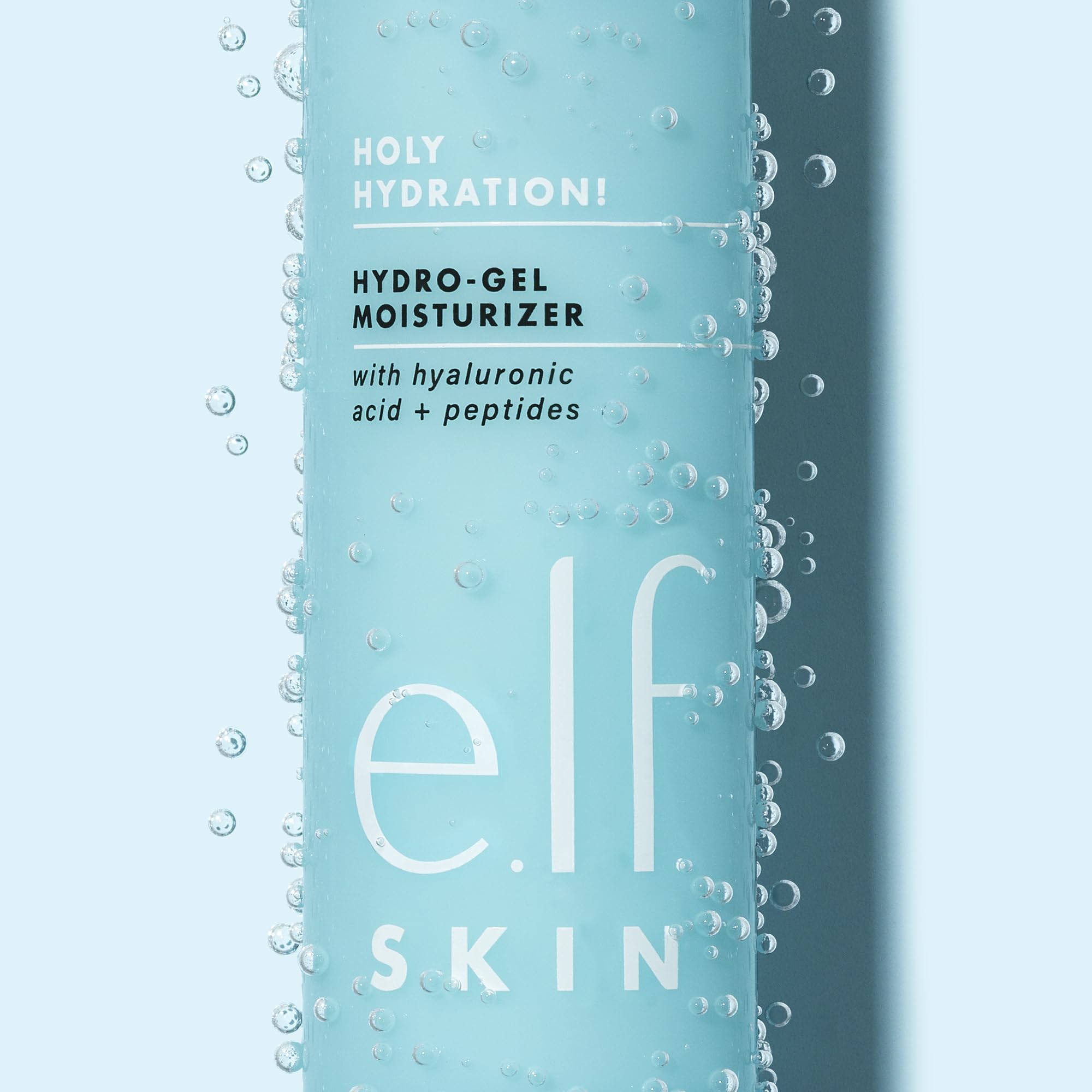 e.l.f. gel texture close-up demonstrating lightweight, quick-absorbing hydration benefit