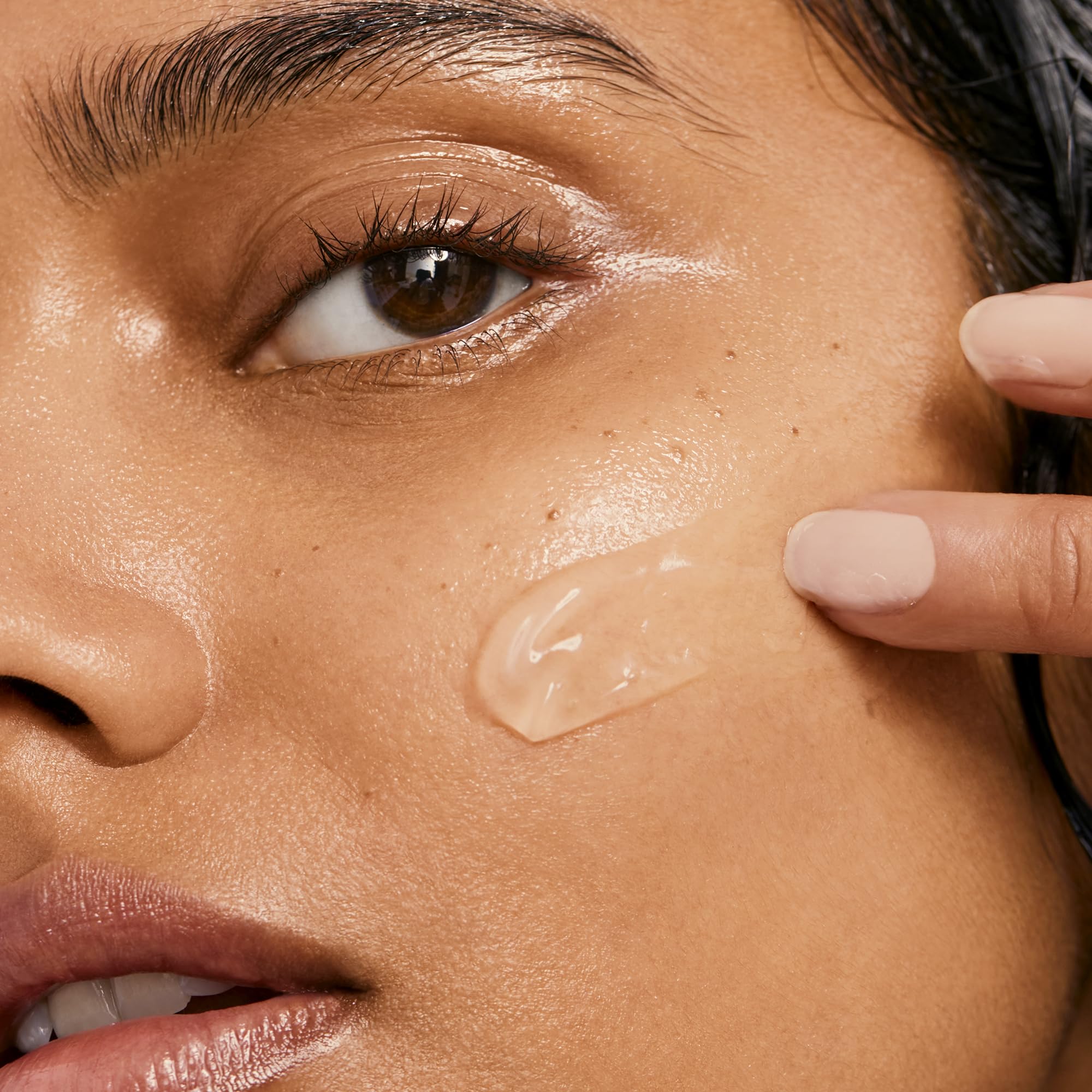 e.l.f. jar on bathroom counter as part of a morning skincare routine for layering