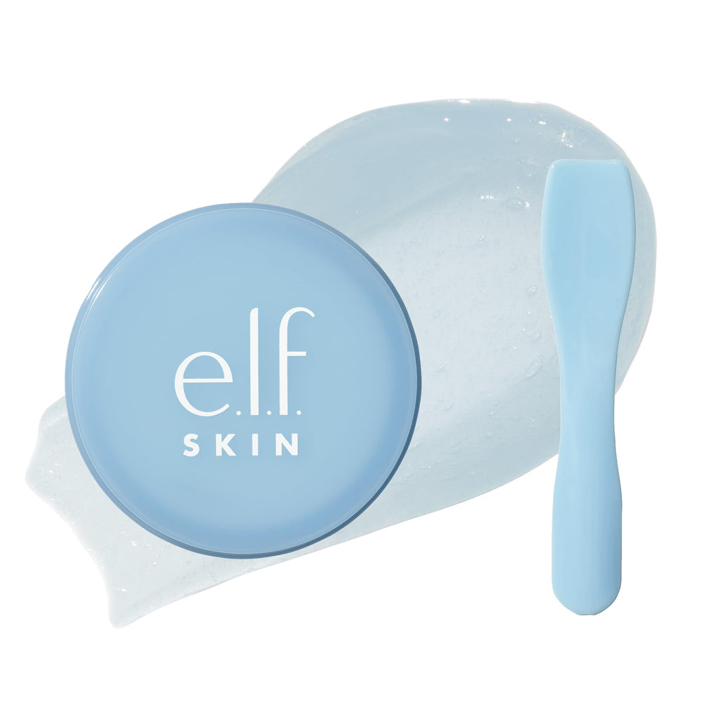 e.l.f. SKIN front jar view showing label and compact design for travel
