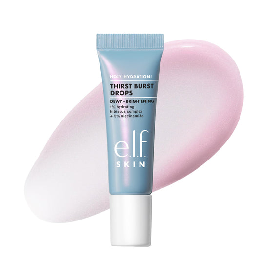 e.l.f. mini front packaging showing compact travel-ready serum benefit