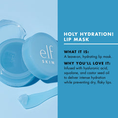 e.l.f. SKIN open jar top view revealing soft berry-colored balm for hydration