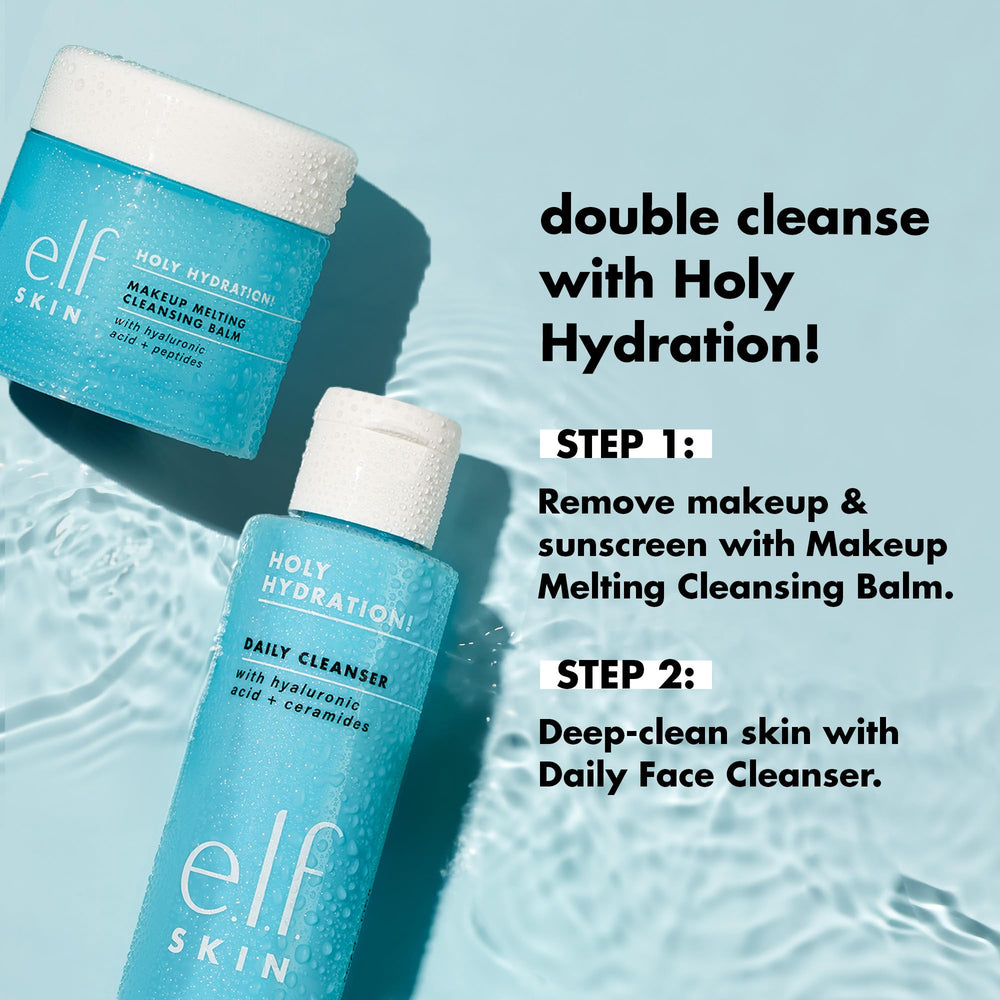 e.l.f. pump dispensing foam for easy daily cleansing
