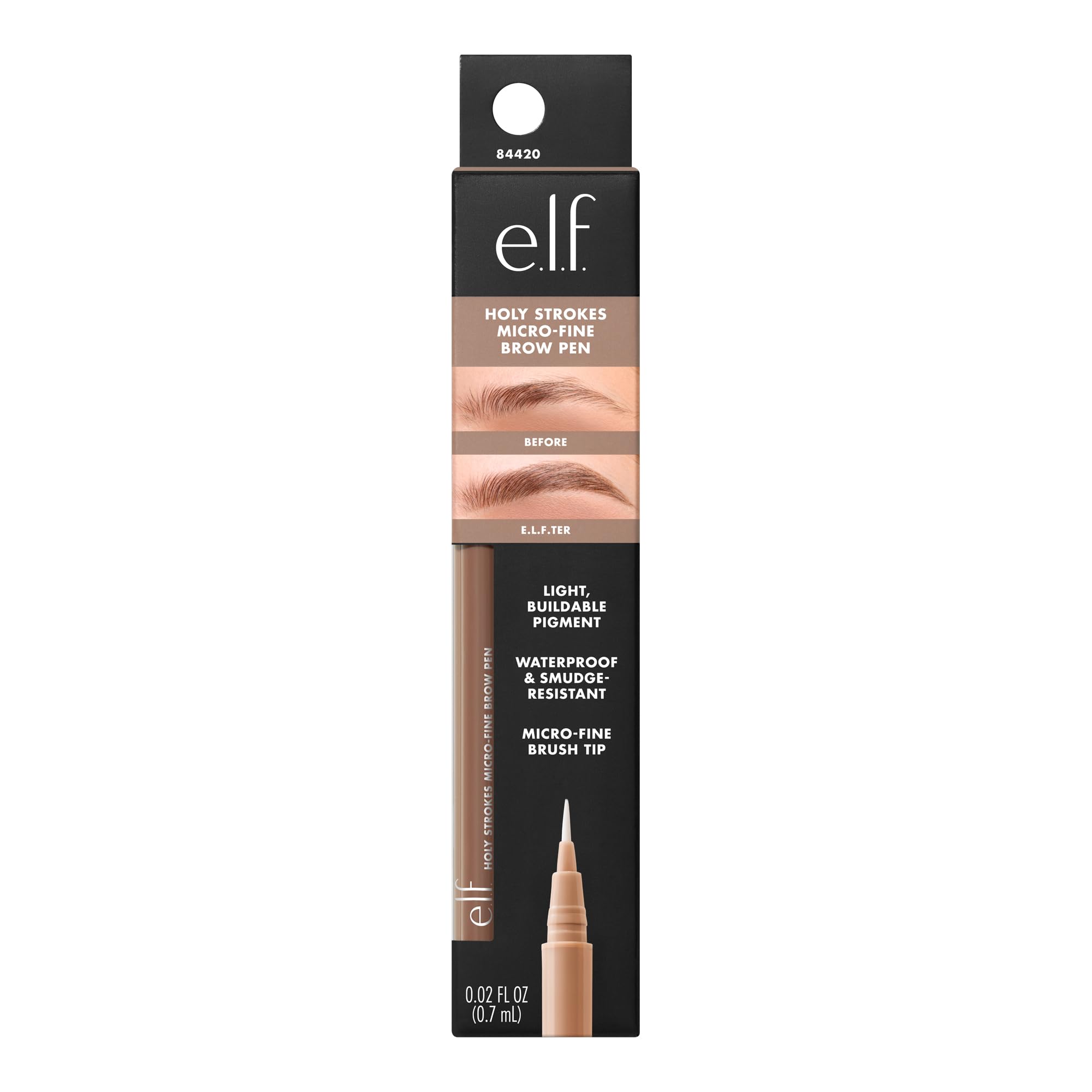 e.l.f. Holy Strokes in a makeup bag for easy on-the-go touch-ups