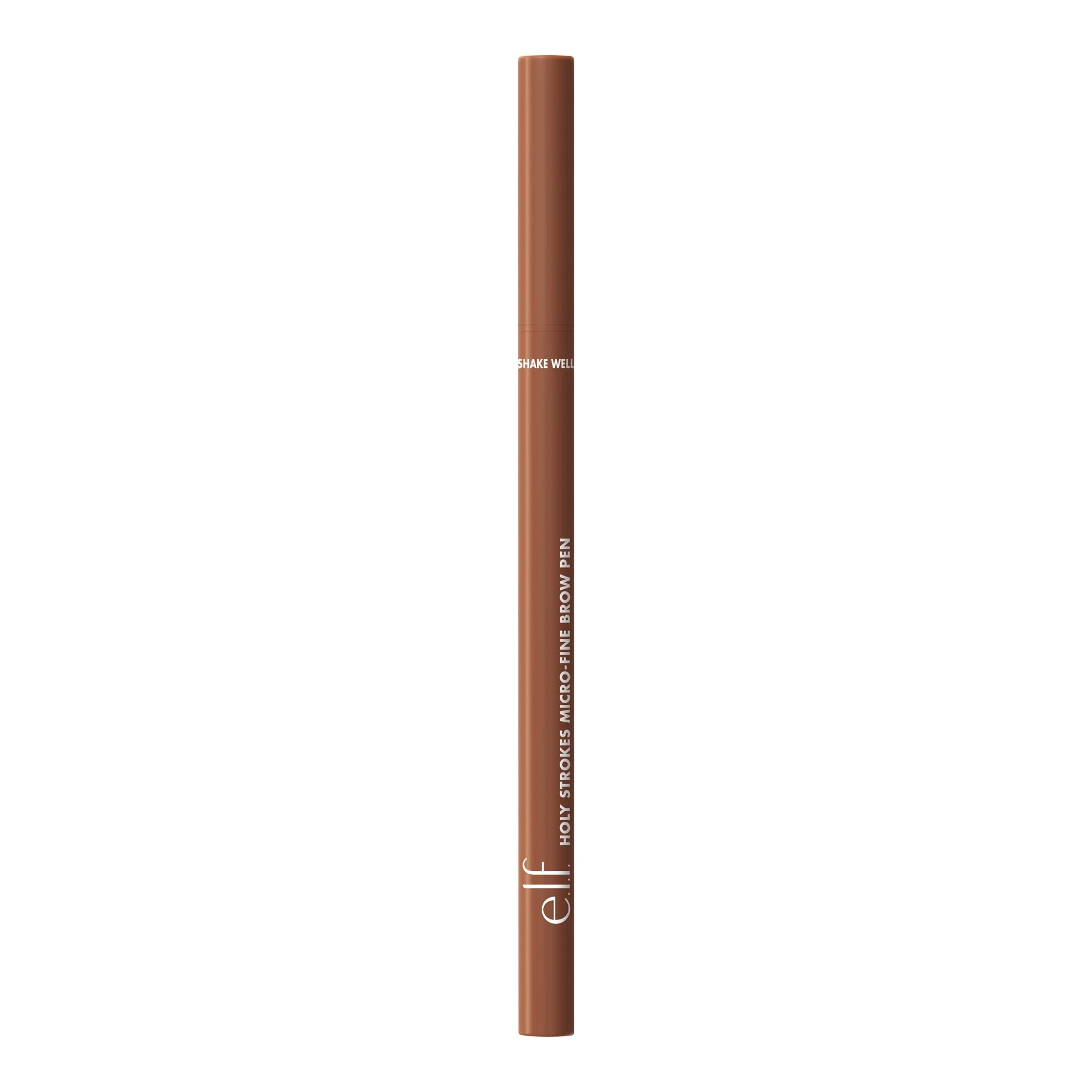 e.l.f. product next to spoolie showing size and application tools