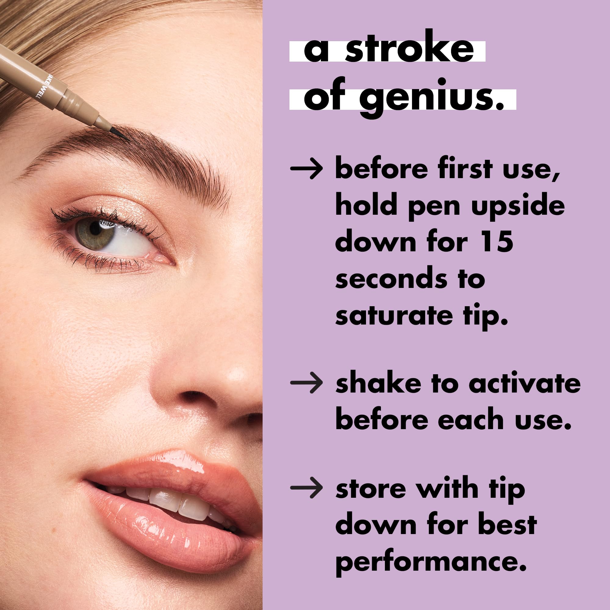 e.l.f. Holy Strokes ink drop texture showing smooth, buildable pigment