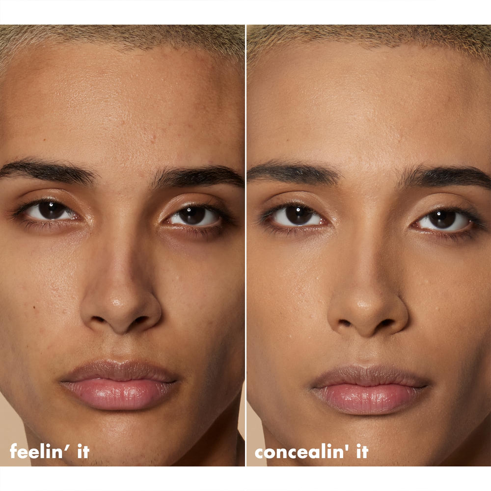 e.l.f. concealer creamy texture close-up demonstrating hydrating blendability