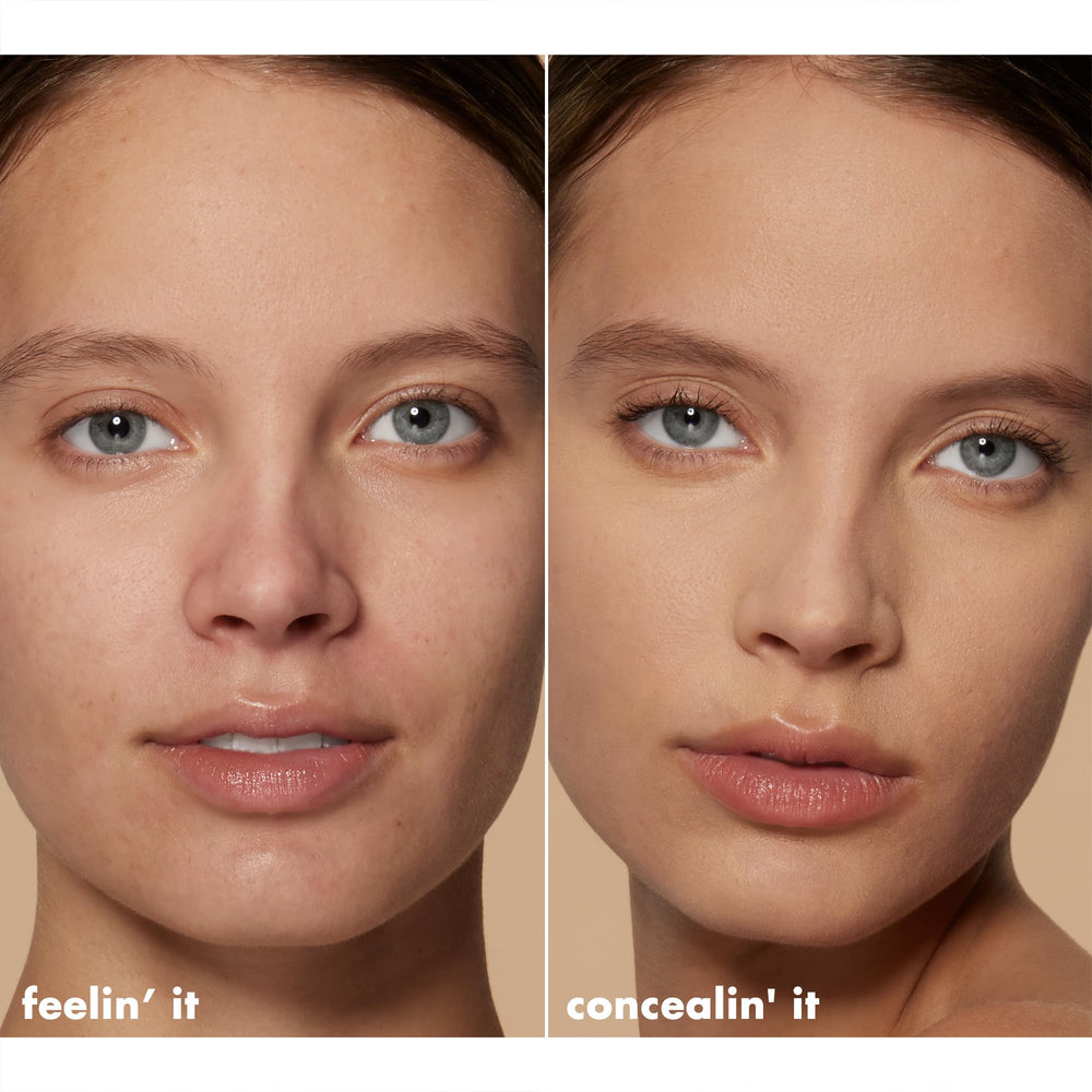e.l.f. under-eye before and after showing concealed dark circles benefit