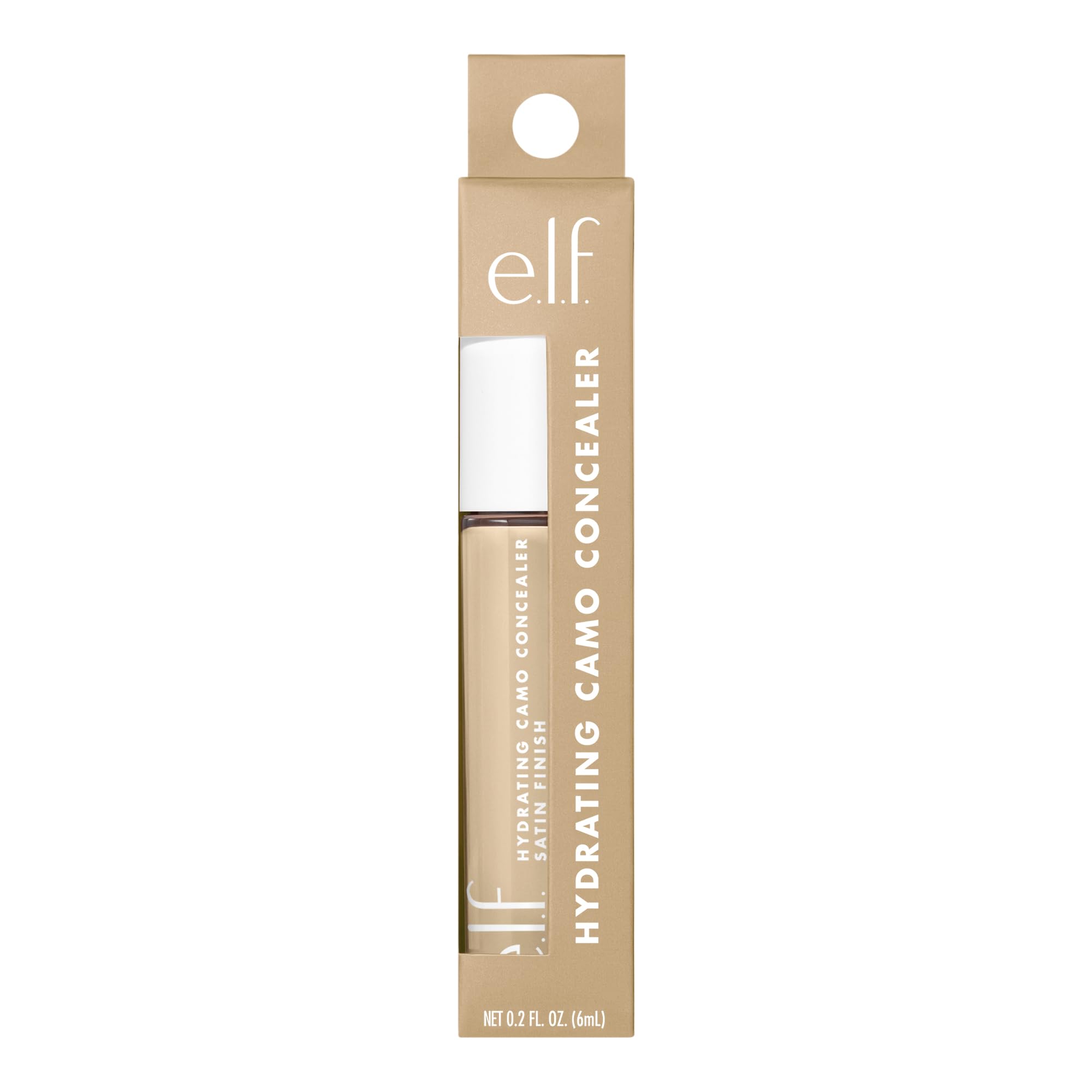 arm swatches of e.l.f. Hydrating Camo to compare Light Beige and undertone match