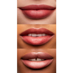 e.l.f. texture swipe demonstrating glossy, melting balm for smooth lips