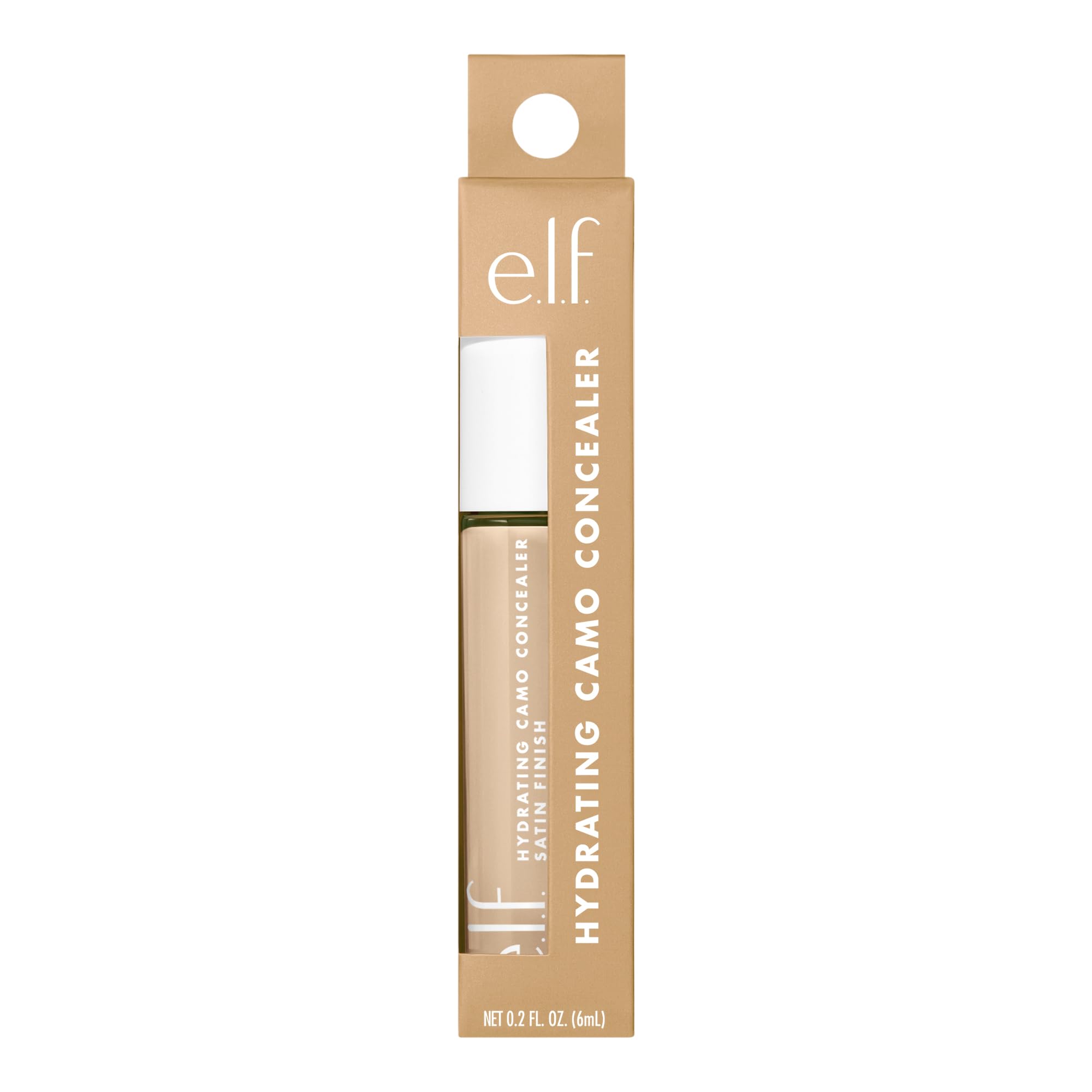 e.l.f. concealer size comparison next to coin showing compact travel benefit