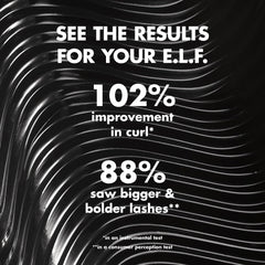 e.l.f. dense bristles close-up demonstrating separation and volumizing benefits