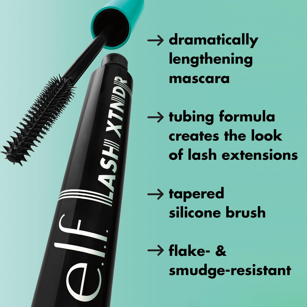 e.l.f. Lash XTNDR brush taper detail highlighting bristles that prevent clumping