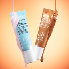 e.l.f. skincare duo staged on bathroom counter for daily routine boost
