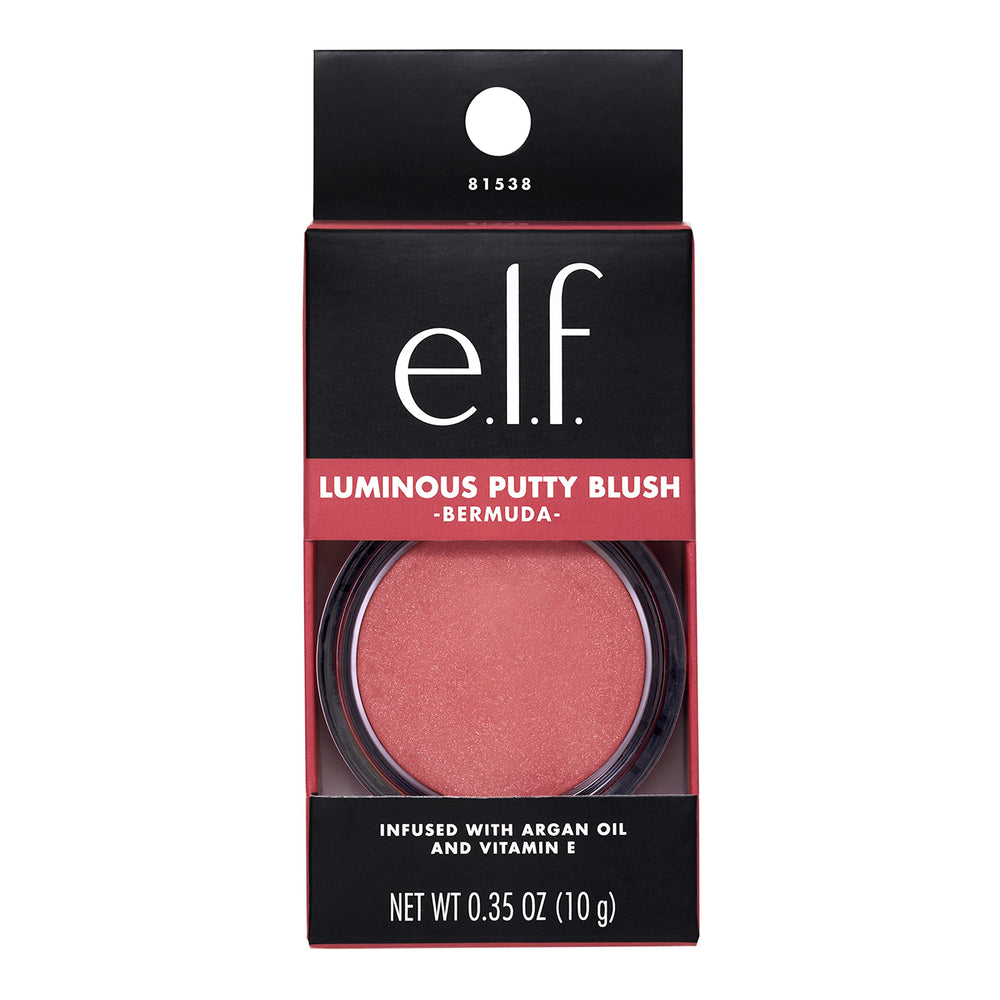 e.l.f. product applied on cheek illustrating glow and buildable color benefit