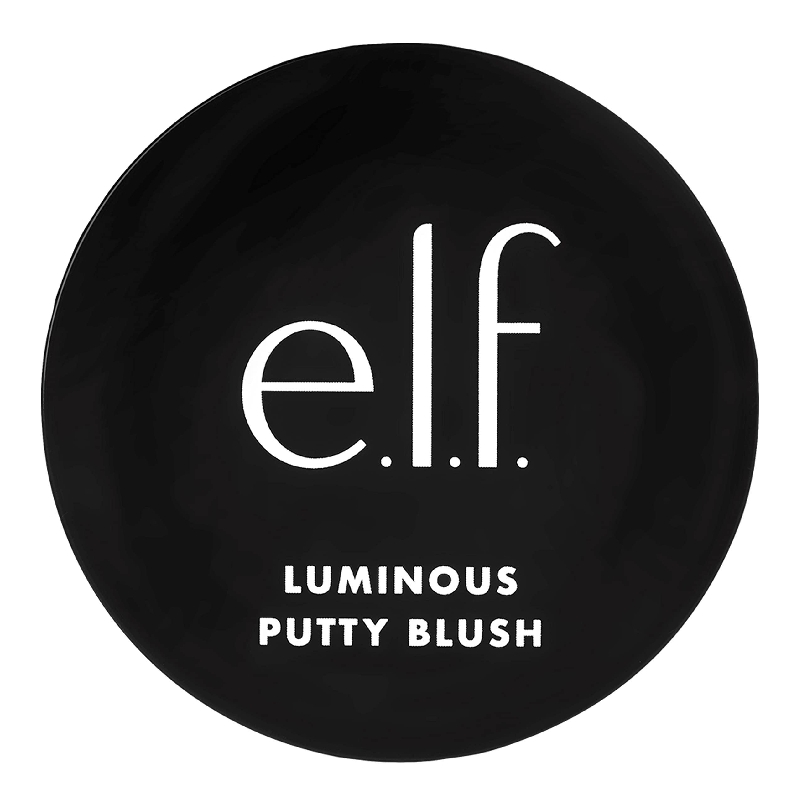 e.l.f. compact beside argan oil and vitamin E visuals highlighting skin benefits