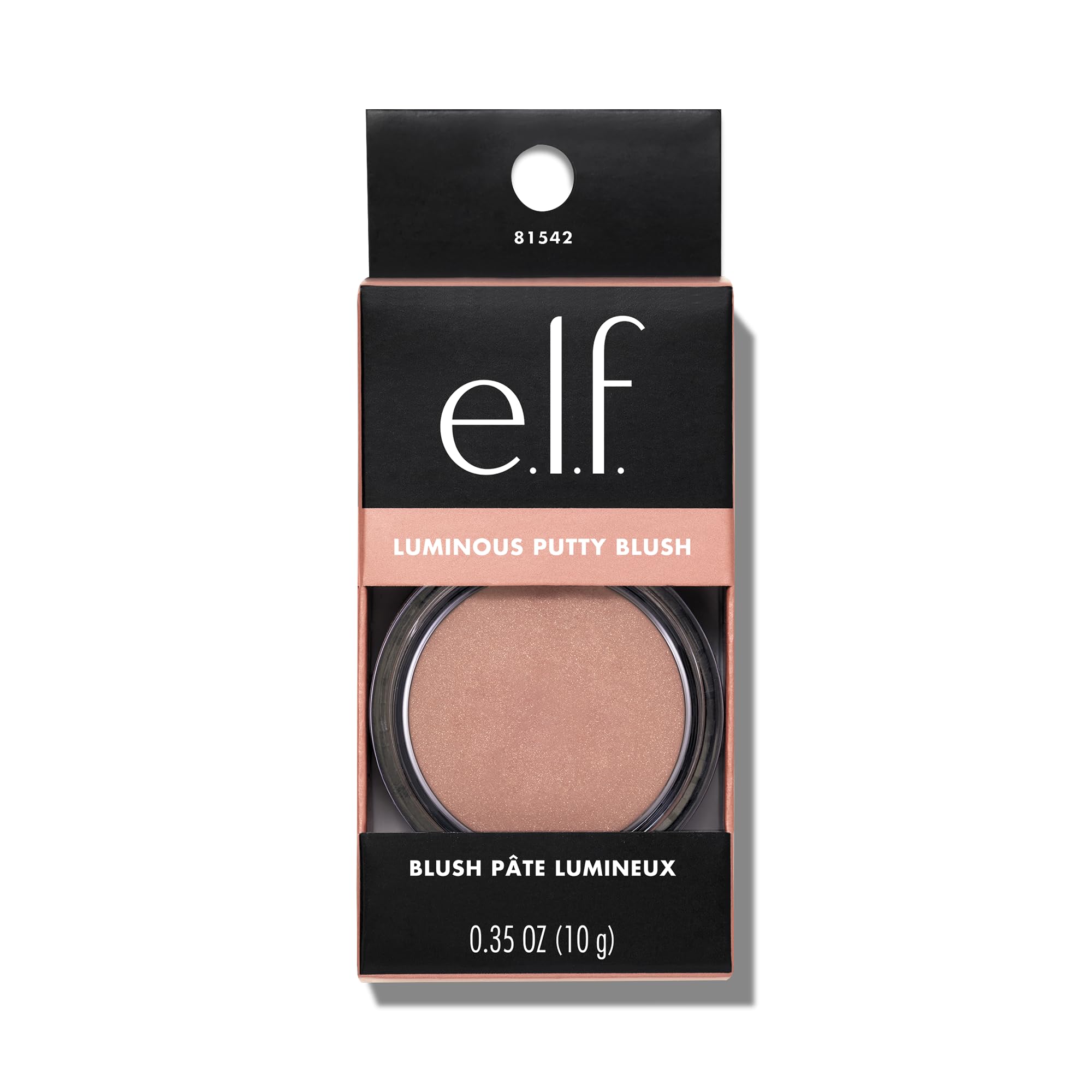 e.l.f. packaging label close-up highlighting ingredients and vegan certification benefit