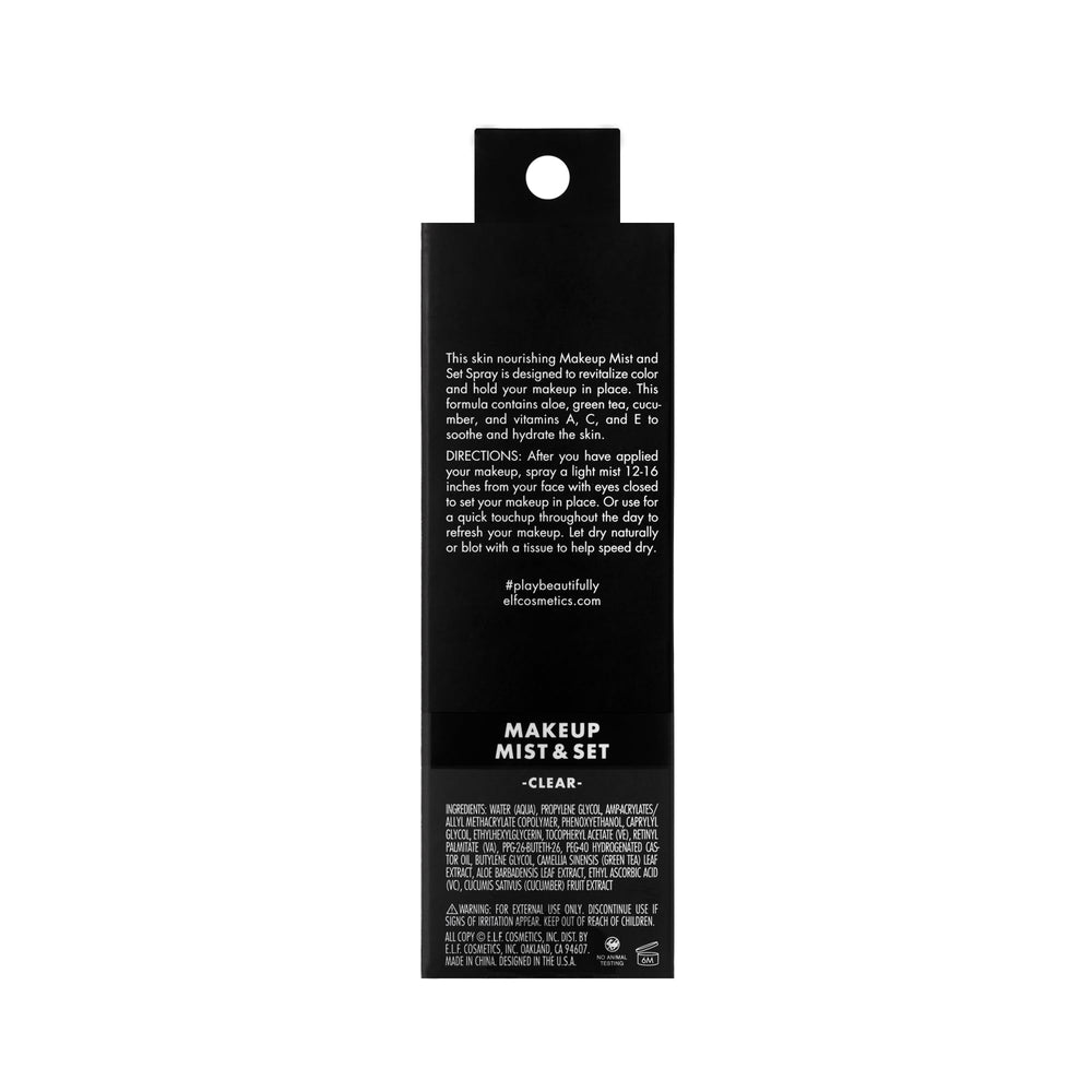 e.l.f. bottle beside a standard object showing 4 fl oz size and travel convenience