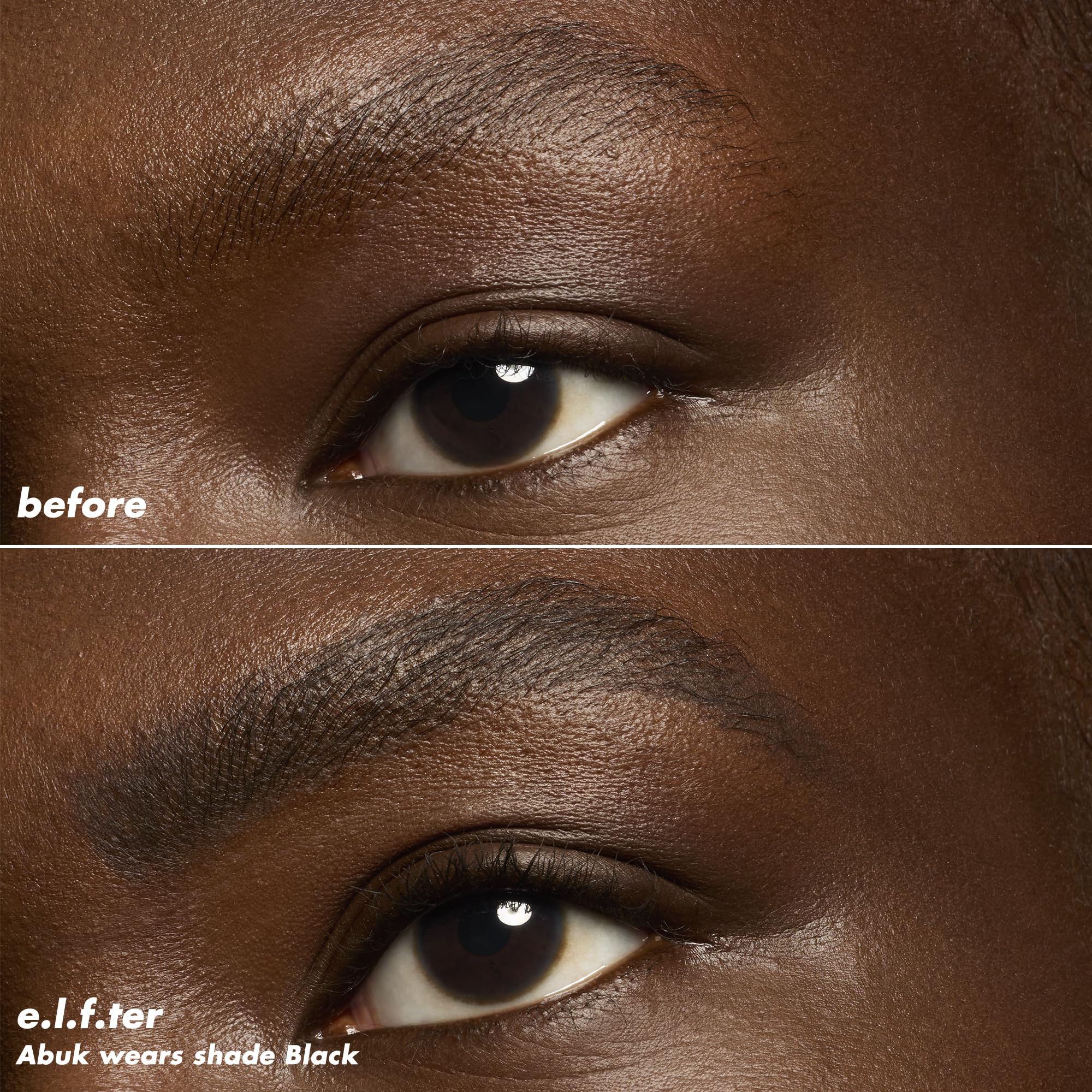 e.l.f. swatch on hand demonstrating smooth creamy pigment and even application