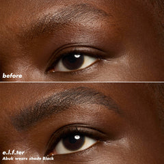 e.l.f. swatch on hand demonstrating smooth creamy pigment and even application
