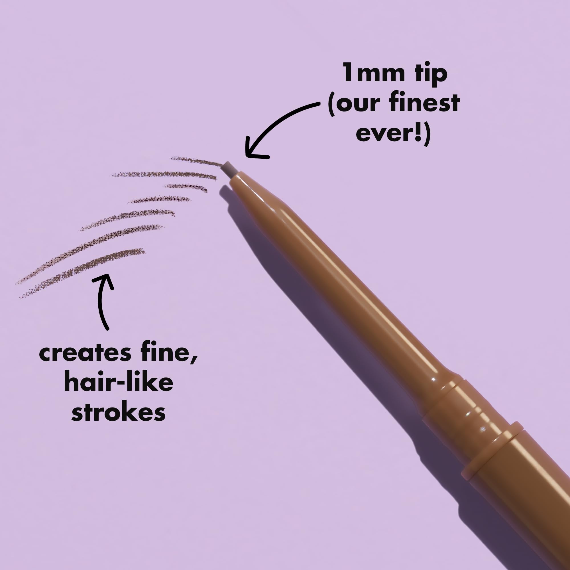 e.l.f. spoolie brush detail grooming brows for blended finish