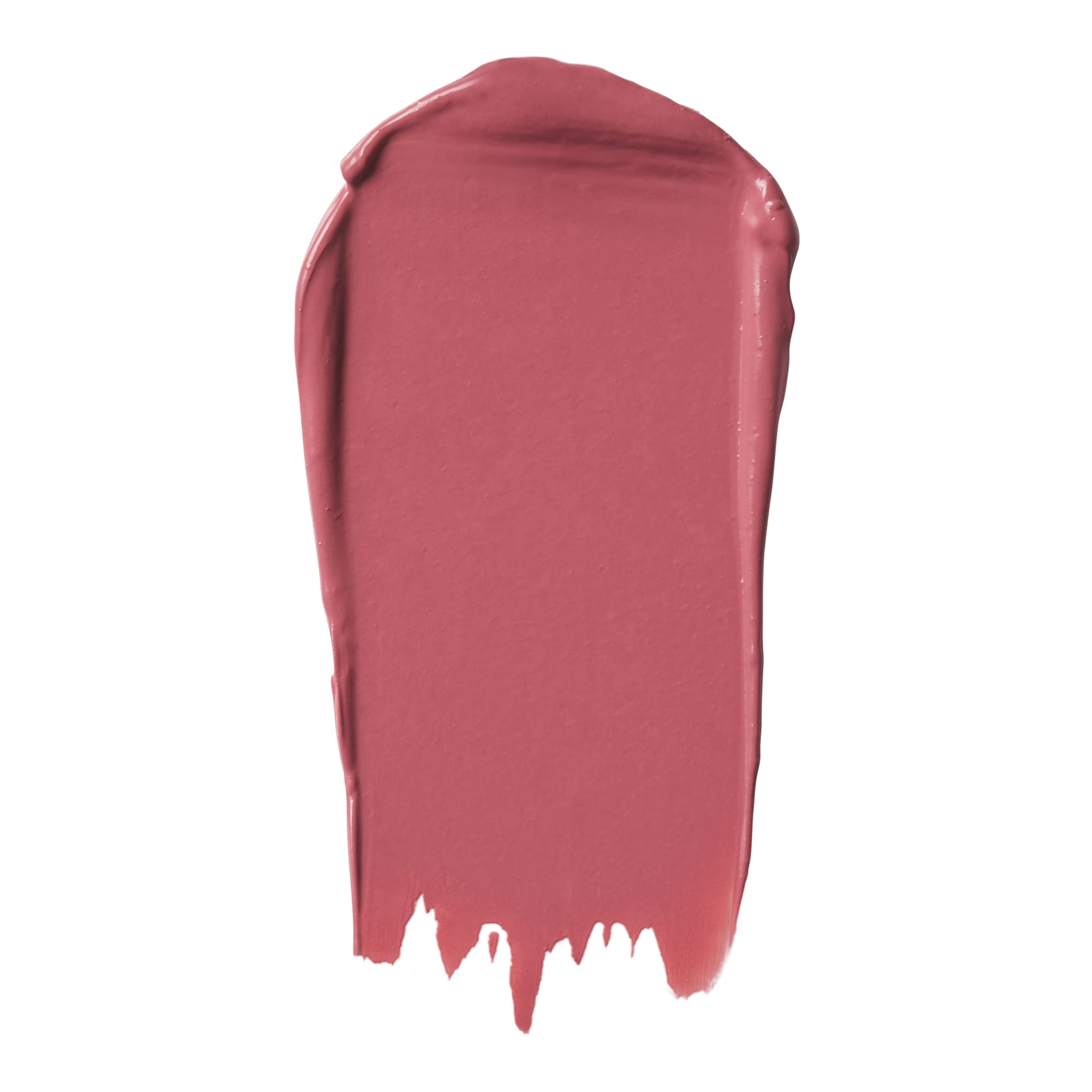e.l.f. lipstick swatch on skin demonstrating rich pigment payoff