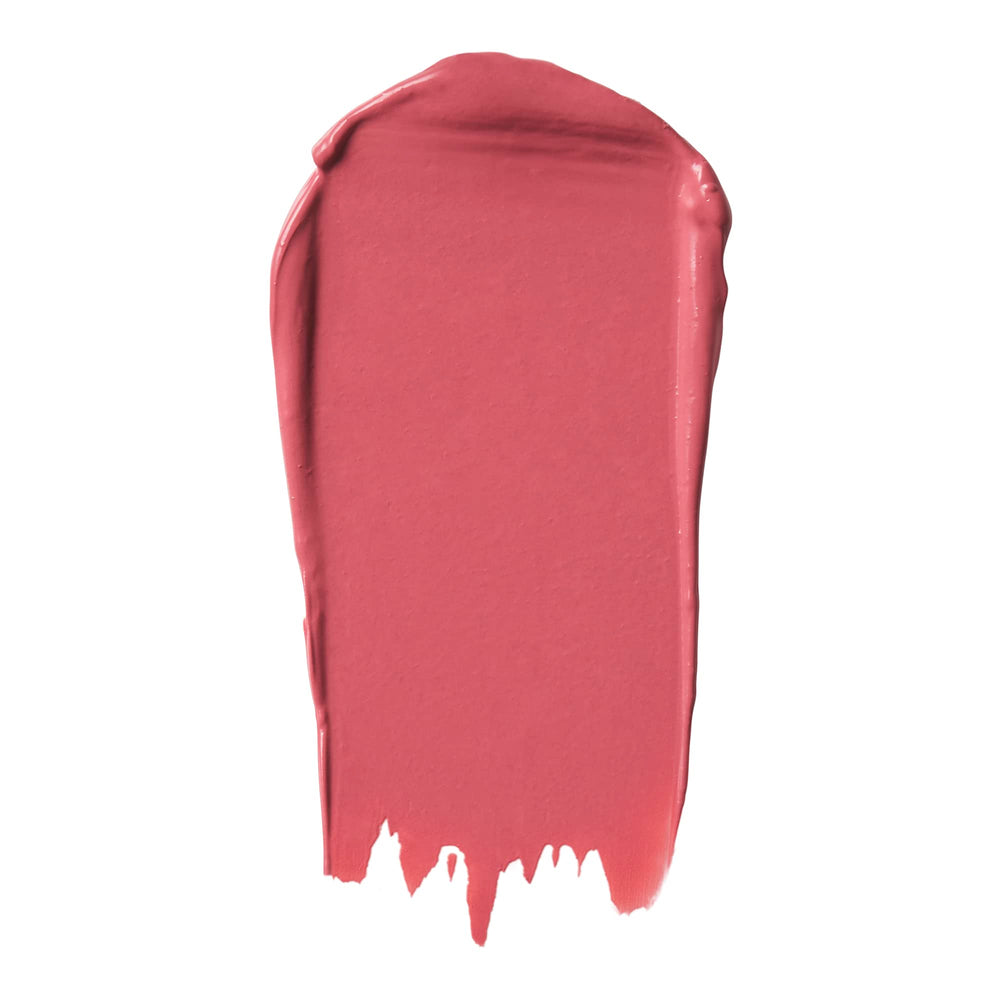 e.l.f. lipstick swatch on skin demonstrating rich pigment payoff