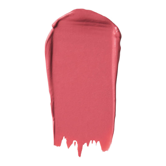 e.l.f. lipstick swatch on skin demonstrating rich pigment payoff